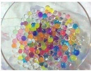 8 Ounce Heat Sealed Package JellyBeadZ  Brand  Water Bead Gel - Pastel  Rainbow Mix