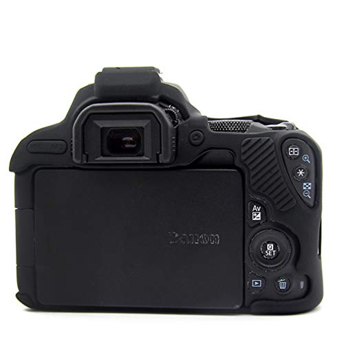 Schwarz Silikon-Schutzhülle Kameratasche Rubber Case Schutzhülle für Canon EOS 250D 200D / Rebel SL2 / Kiss X9 – Bild 6