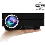 Ezapor Wireless Display Mini Projector GM60A WIFI 130 Inch Screen 800x480 1000 Lumen Enjoy Video Movie Game