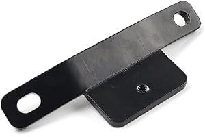 Cnaloo12 Solo Seat Rear Mounting Bracket For Harley Touring Models 97-2022 Metal Black