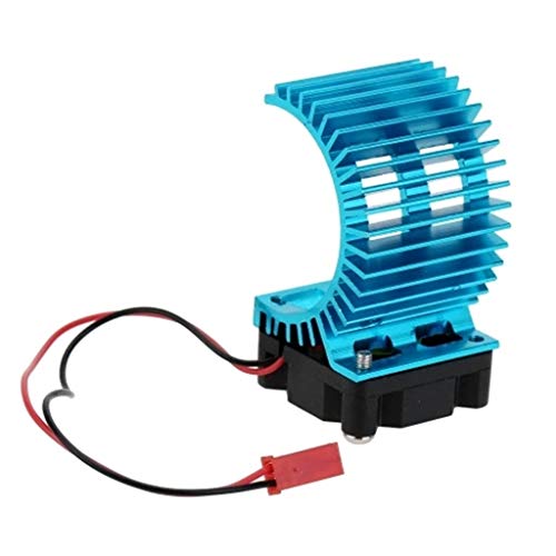 GOVOW-Tech 7014 Motor Heat Sink with Cooling Fan for 1/10 HSP RC Car 540/550 3650 Motor Thi