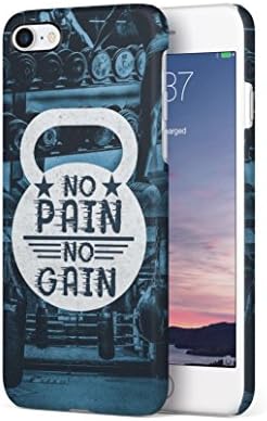 No Pain No Gain Durable Hard Plastic Protective Phone Case Cover For Apple iPhone 7