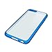 LUVVITT [ClearView] Hybrid Scratch Resistant Back Cover with Shock Absorbing Bumper designed for Apple iPhone 6/6s Plus - Clear / Blue