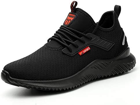 Safety Shoes for Women Lightweight Work Trainers Men Breathable Steel Toe Cap Sneakers