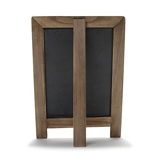 Rustic Wooden Framed Standing Chalkboard Sign with NonPorous