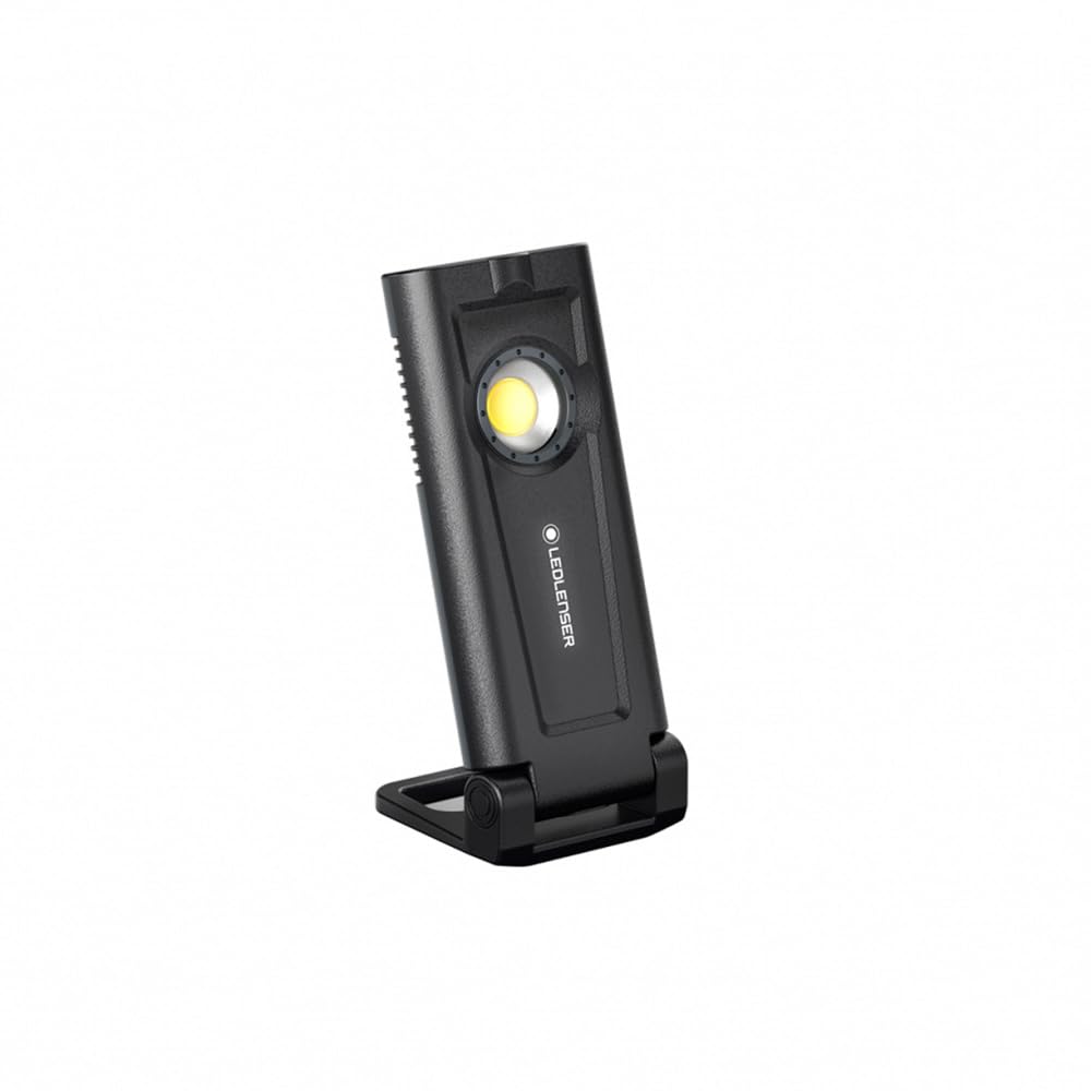 Ledlenser iF2R - Professional Work Spotlight, Powerful 200 Lumens, Mini Floodlight, Super Bright Rechargeable Light, Magnetic Mount, Dimmable, Workshop Light, Up to 6 Hours Battery Life