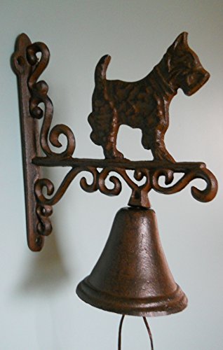 Cast Iron Hanging Scottie Dog Bell