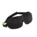ElfAnt 3D Sleep Mask New Design Eye Mask for Sleeping - Contoured Eyemask Silk - Blindfold Airplane with Ear Plugs,Travel Pouch - Best Night Blinder Eyeshade for Men Women Kids