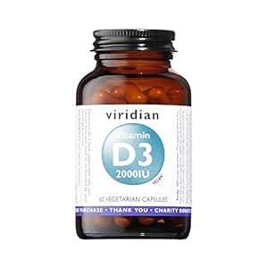 Viridian – Vitamin D3 (Vegan) 2000iu : 60 Veg Caps