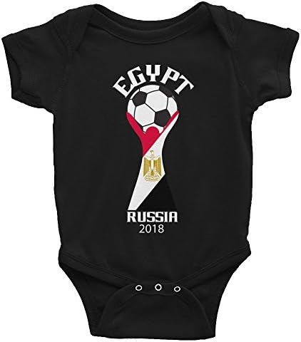 Small Town Merch Egypt National Football Team - Victory In 2018 - Cup Soccer In Russia - Infant Bodysuit Onesie