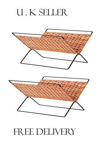 Finchley LUSTIGKURRE Magazine stand, natural/black35x35 cm