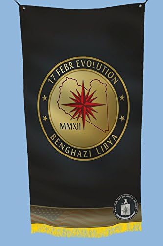 Apedes CIA GRS Global Response Staff 17 February Revolution Benghazi Libya 2012 Garage Hangar Basement Flag 3x5 Feet