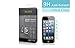 IFLASH iPhone SE, 5S, 5C, 5 Screen Protector, Crystal Clear Tempered Glass Screen Protector For Apple iPhone SE/5S/5C/5 – HD Clear/Scratch Proof (NOT for iPhone SE 2nd Generation 2020)