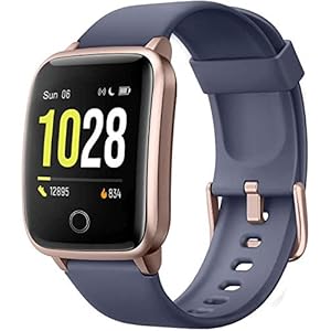 Smartwatch voor dames en heren, smartwatches voor kinderen, smartwatch met touchscreen, waterdicht, sport, stappenteller…