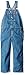 Dickies Little Boys' Denim Bib Overall - Preschool, Stone Washed Indigo Blue, Large/7