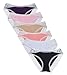 COSOMALL Women's Cotton Lace Panties Trim Briefs Comfort Bikini Underwear Pack of 6