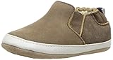 Robeez Boys' Sneaker-Mini Shoez Crib Shoe, Lenny Loafer-Brown, 12-18 Months M US Infant