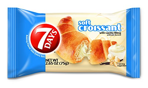 7days soft croissant, vanilla, 2.65 oz (pack of 6)