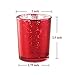 Votive Candle Holder-Set of 12 Wedding Centerpieces for Table, Mercury Glass Tealight Candle Holders Bulk for Birthday |Party |Home Decoration (Red-1)
