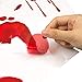 Scary Bloody Decals Stickers for Halloween Decoration 8Pcs