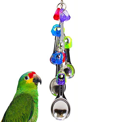 Bonka Bird Toys 1969 Spoon Delight Bird Toy African Grey Parrot, Amazon, Conure, Quaker, Caique
