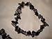 Sublime Gifts 1pc Snowflake Obsidian Natural Healing Crystal A+ Quality Chip Gemstone 7 Inch Stretch Bracelet