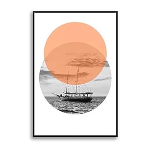 Framed Canvas Home Artwork Decoration Abstract Canvas Wall Art for Living Room, Bedroom - 16x24 inches