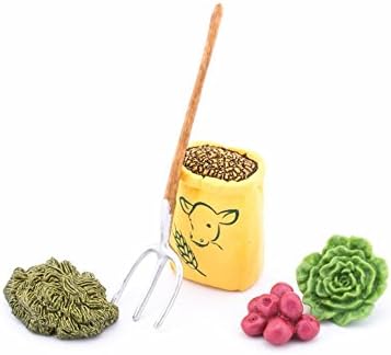Schleich food and fork set