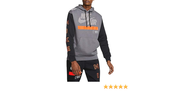 men's nike sportswear under construction club fleece hoodie