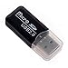 ELEGIANT High Speed Mini USB 2.0 Micro SD TF T-Flash Memory Stick Card Reader Adapter 32G black