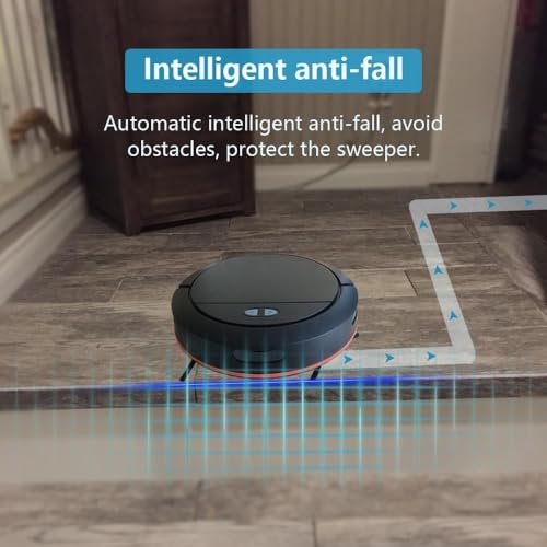 Robot Vacuum and Mop Combo, 4500Pa Strong Suction, LiDAR Navigation, Carpet Boost, Multi-Floor Mapping, Ideal for Pet Hair Hard Floor and Low-Pile Carpet