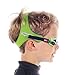 Hurdilen Frogglez New Explorerz Jr. Kids Swimming Goggles with Custom Fit Neoprene Strap, Comfort First Design, Unisex (Greenz)