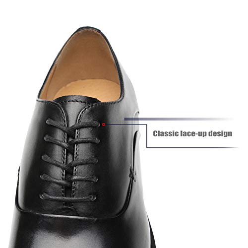 image for La Milano Mens Cap Toe Oxford Leather Lace Up Classic Comfortable Mode