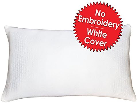 BAMBOO ADJUSTABLE Shredded Memory Foam Pillow - SLEEP LIKE A BABY Hypoallergenic and Dust Mite Resistant WHITE BAMBOO COVER by My Perfect Dreams - QUEEN