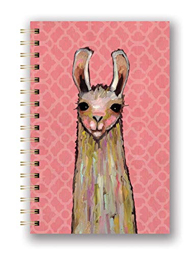 Medium-Tabbed-Spiral-Notebook-from-Studio-Oh-with-Decorative-Art-Cover--192-Pages-675--825-La-La-Llama