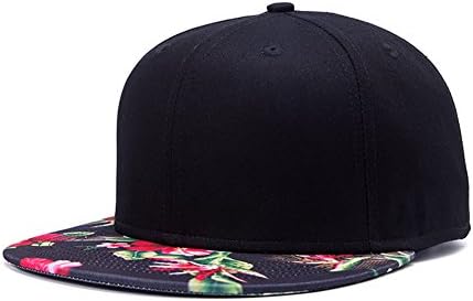 Sunlitro Unisex Flat Bill Hip Hop Hat Snapback Baseball Cap (Multicolor 040)