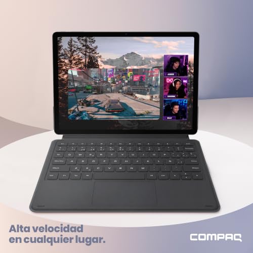 Compaq Tablet QTab Plus LTE 11 Pulgadas, Android 16, 8GB RAM 128GB ROM, 4G LTE, Procesador Octacore MT8781, Cámara 16MP, Batería 8000mAh, WiFi, Color Negro