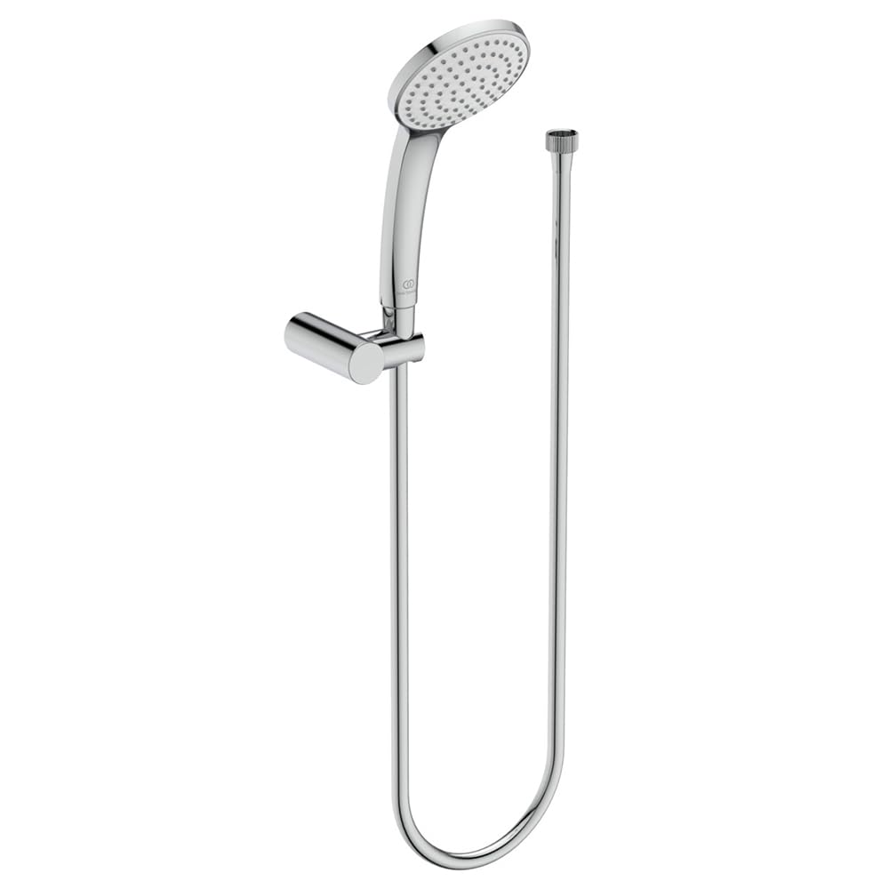 Shower Head Arm - Ideal Standard Idealrain Square 400mm Fixed Shower Head Arm, Chrome, BD645AA