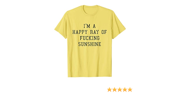 happy ray of sunshine t shirt