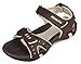 Kunsto Men's Synthetic Leather Open-Toe Sandal