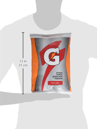 Gatorade Thirst Quencher Powder, Fruit Punch, 51 Ounce Pouch, Makes 6 Gallons/Pouch (Pack of 14) - Image 8