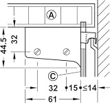 Gas N Pow3r Hanging Bracket + Wall Hanger Plate 63mm 150kg Pack x2 view 4
