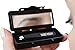 Tweezers - Slanted Eyebrow Tweezers - Stainless Steel Tweezers Precision - Bonus eBook Guide To Fabulous Eyebrows (Mini Slant Tip, Matte Black)