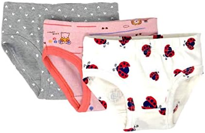 Girls' Cotton Soft Underwear/Panties (Pack of 3)