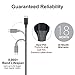 Micro USB Cable BlitzWolf 6ft Braided Android Charger Cable with Magic Tape Strap Tangle-Free Cellphone Fast Charging Cable for Android, Samsung Galaxy S7 Edge/S6/S5/S4, Note 5/4/3, HTC M9, Xperia Z