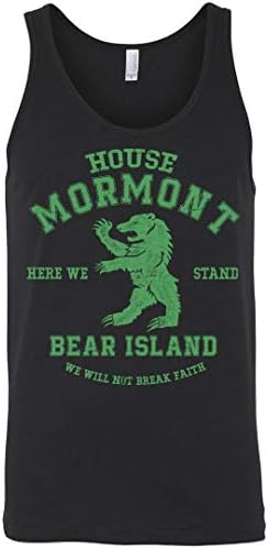 House Mormont Hear We Stand Game of Thrones Canvas Unisex Tank for Adults Mens Womens