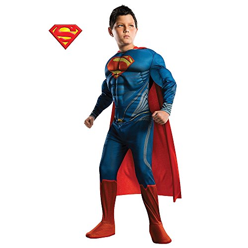 Man of Steel Deluxe Superman Children's Costume - Image 3