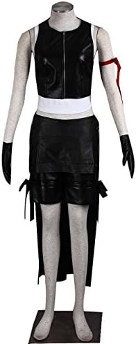 Decalon Final Fantasy Cosplay Costume Tifa Lockhart Vest Jacket Pants Outfits