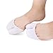 TOD Half Toe Sleeve Metatarsal Pads (2 Pairs)- Ballet Toe Pads Tiptoe Protector,Ballet Pointe Shoe Toe pad, Gel Toe Protector to Prevent Calluses and Blisters