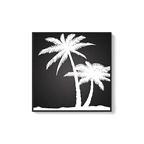 Framed Canvas Wall Art for Living Room, Bedroom Abstract Trees Canvas Prints for Home Decoration Ready to Hang - 16x16 inches